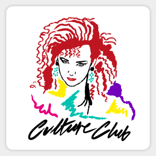 CULTURE CLUB 80S RETRO STYLE LIGHT BACK Sticker